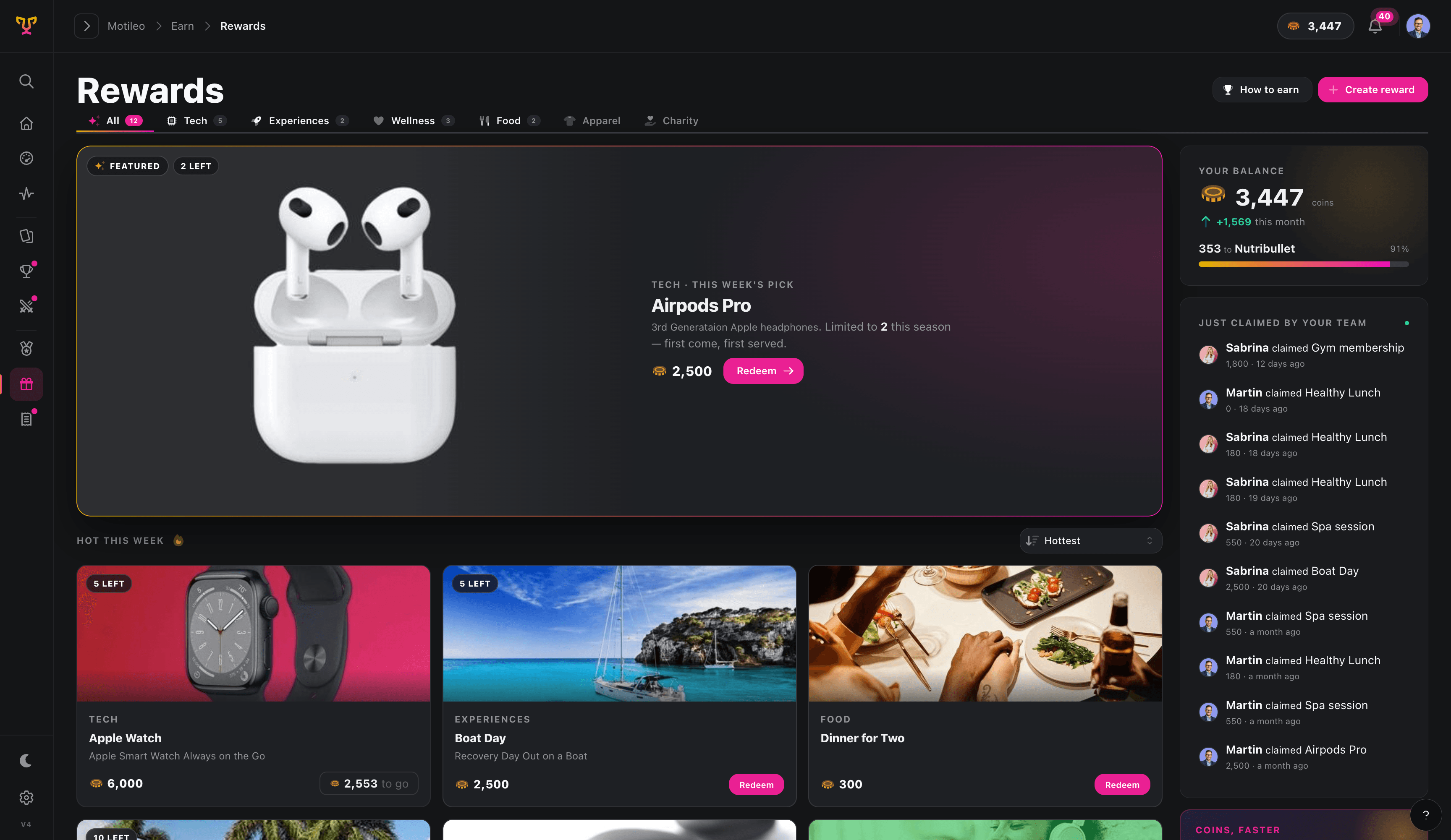 🎁 The Rewards Store, redesigned